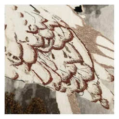 Festive Owl Christmas Throw Pillow
