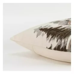 Festive Owl Christmas Throw Pillow