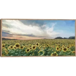 Field of Gold Framed Canvas Art Print