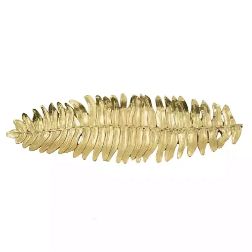 Flat Gold Feather Tray