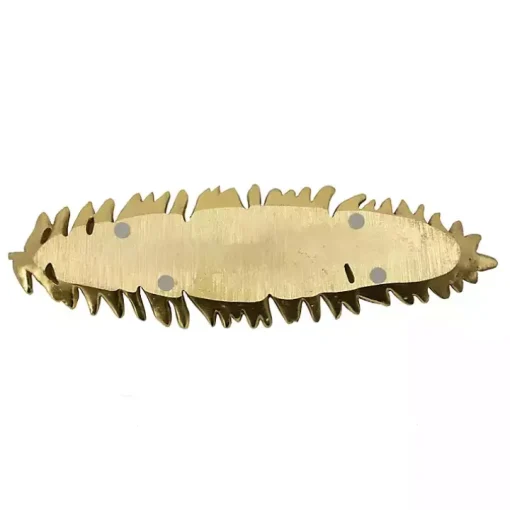 Flat Gold Feather Tray