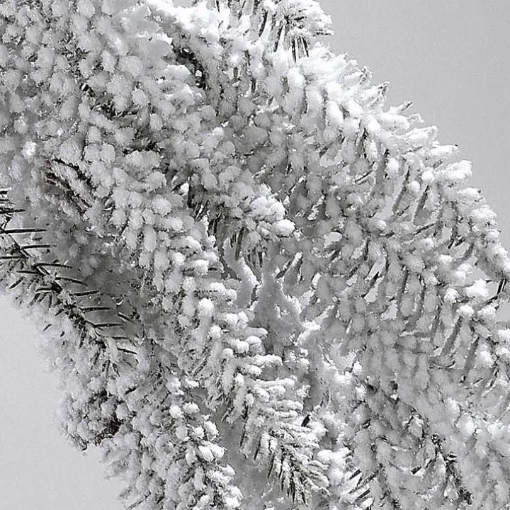 Flocked Weeping Noble Fir Garland