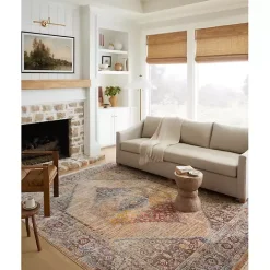 Florence Sunset Medallion Area Rug, 7x10