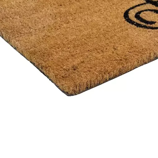 Flourish Script Home Sweet Home Coir Doormat