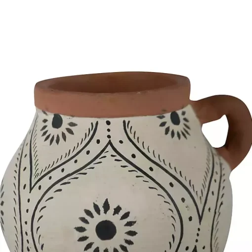 Flower Bud Terracotta Decorative Vase