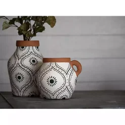 Flower Bud Terracotta Decorative Vase