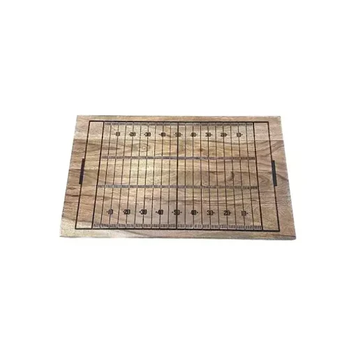 Football Field Engraved Wood Serving Board