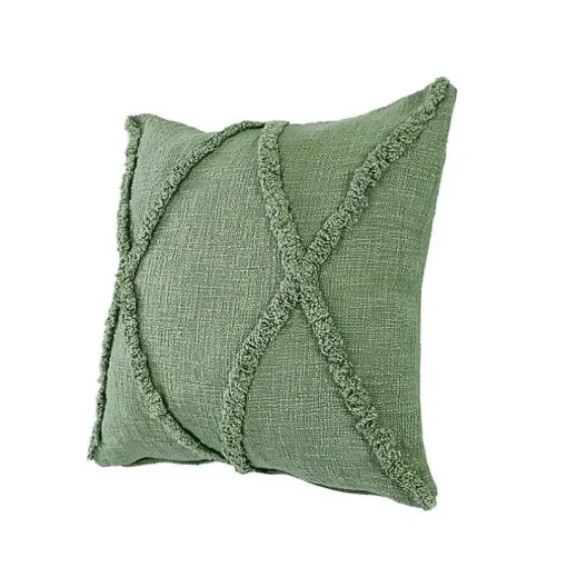 Forest Fringe Diamond Pillow, 20 in.