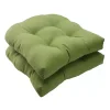 Forest Tufted Outdoor Wicker Cushions, Set of 2