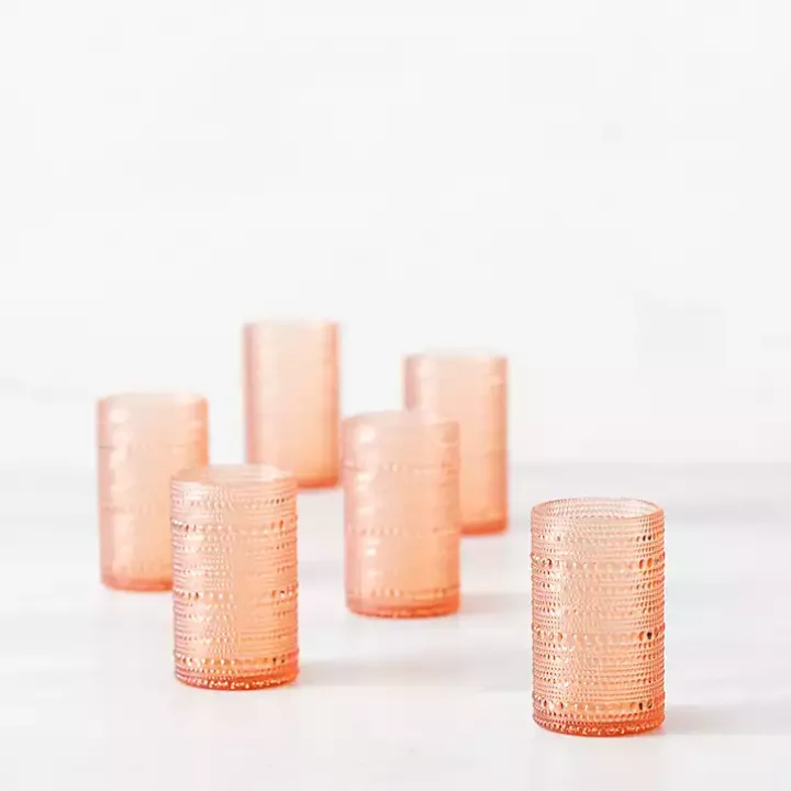 Fortessa Coral Orbetto Highball Glasses, Set of 4