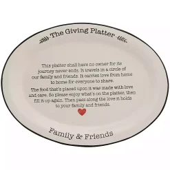 Friends and Family Giving Platter