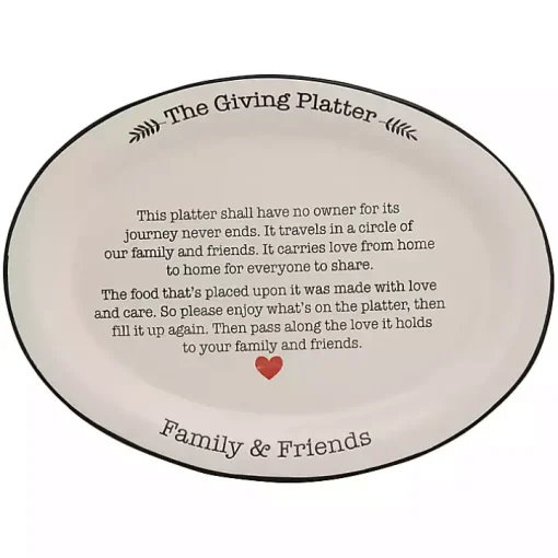 Friends and Family Giving Platter