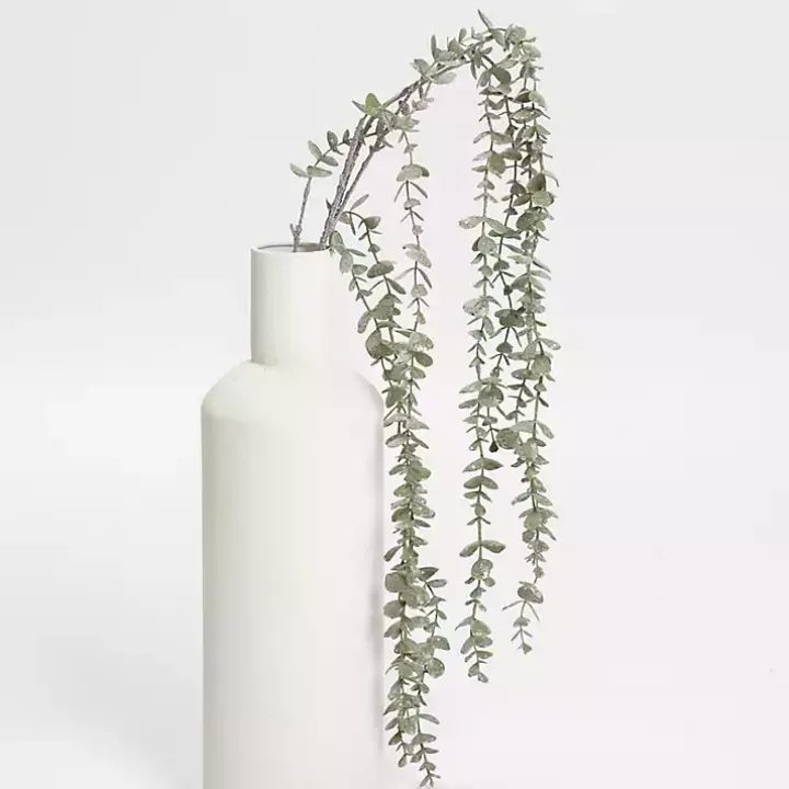 Frosted Draping Eucalyptus Stems, Set of 2