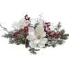 Frosted Magnolia Berry Candle Holder