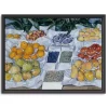 Fruit Displayed on Stand Canvas Print, 26x20 in.