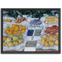 Fruit Displayed on Stand Canvas Print, 26x20 in.