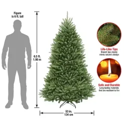 6.5 ft. Dunhill Fir Hinged Christmas Tree