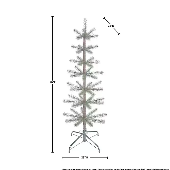 4 ft. Feather Bristle Display Christmas Tree
