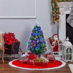 3 ft. Fiber Optic Color Changing Christmas Tree