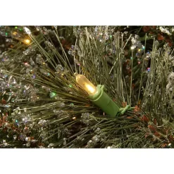 3-ft. Pre-Lit Flocked Glitter Christmas Tree