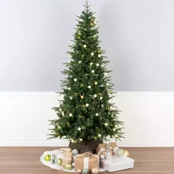 6 ft. Pre-Lit Globe Light Duxbury Christmas Tree