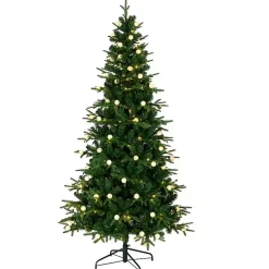 7 ft. Pre-Lit Globe Light Duxbury Christmas Tree