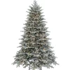 7.5 ft. Pre-Lit Natural Cut Spruce Christmas Tree