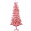 7.5 ft. Pre-Lit Pink Tinsel Christmas Tree