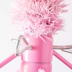 7.5 ft. Pre-Lit Pink Tinsel Christmas Tree
