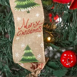 6 ft. Pre-Lit Pop-Up Pine Christmas Tree