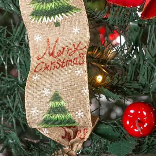 6 ft. Pre-Lit Pop-Up Pine Christmas Tree