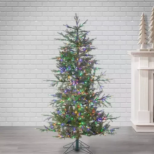 5 ft. Pre-Lit Portland Pine Christmas Tree