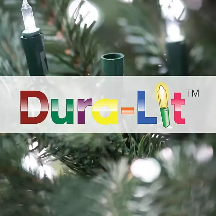 5.5 ft. Pre-Lit Silver Tinsel Christmas Tree