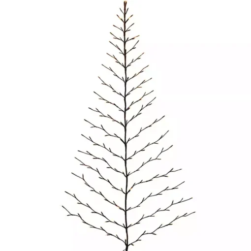 6 ft. Pre-Lit Twig Wall Hanging Christmas Tree