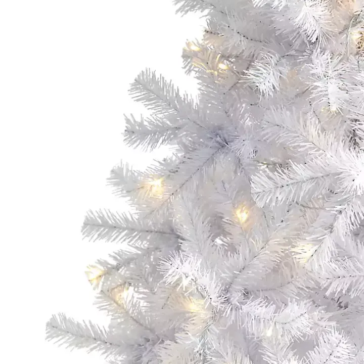 6 ft. Pre-Lit White Christmas Tree