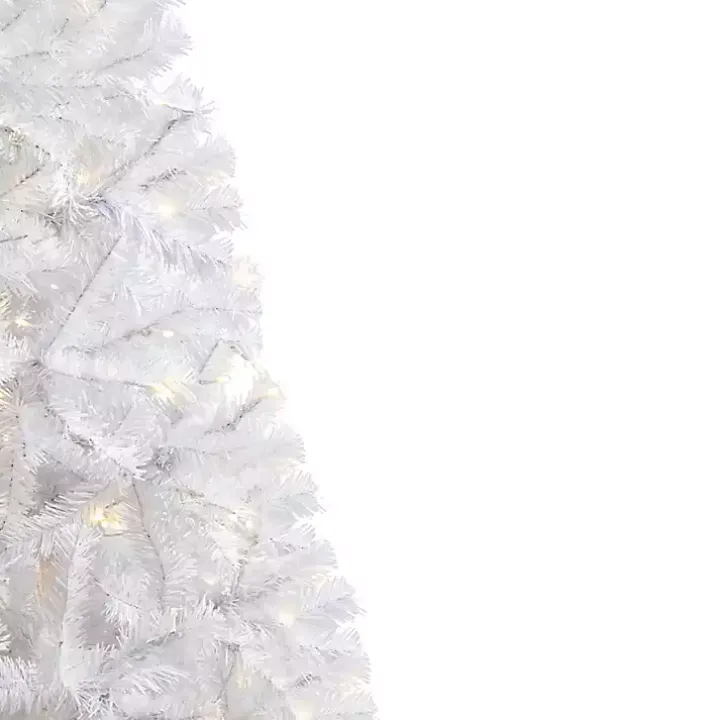 6 ft. Pre-Lit White Christmas Tree