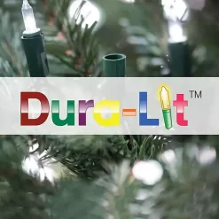 5.5 ft. Pre-Lit White Lights Spruce Christmas Tree