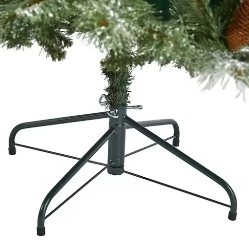 7 ft. Snowy Pine & Pinecones Christmas Tree