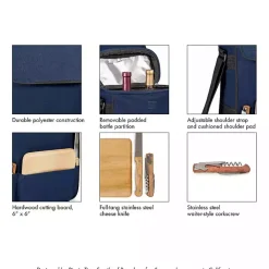 Georgia Tech Yellow Jackets Wine & Cheese Tote