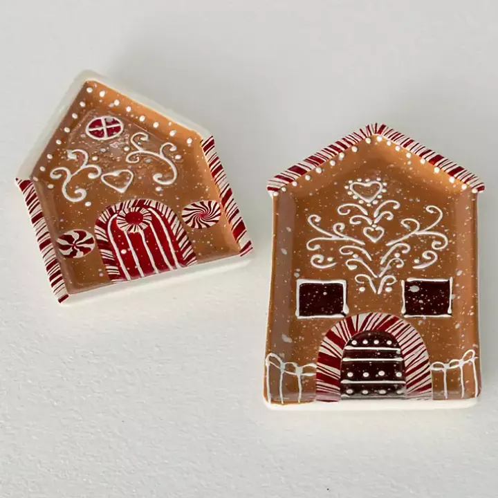 Gingerbread House Serving Trays, Set of 2