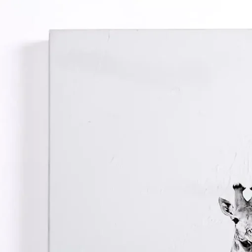 Giraffes in the Wild Canvas Art Print