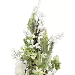 Glitter Pine and Berry Mini Christmas Tree