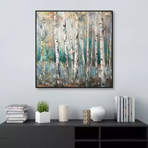Glorious Forest Framed Canvas Art Print