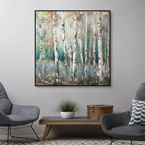 Glorious Forest Framed Canvas Art Print