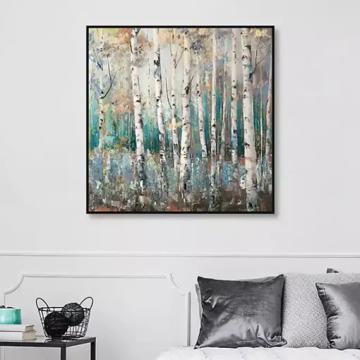 Glorious Forest Framed Canvas Art Print