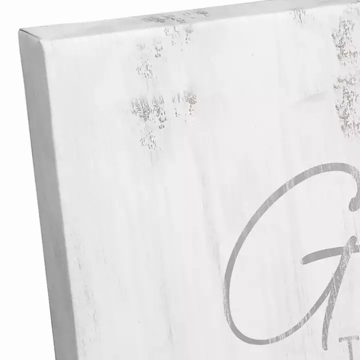 Glory to the Newborn King Canvas Art Print