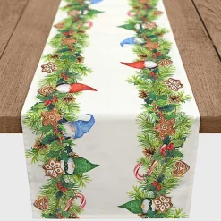 Gnome and Cookies Twill Table Runner, 72 in.