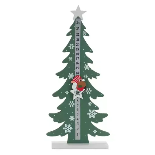 Gnome Tree Christmas Countdown Decoration