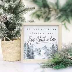 Go Tell It On The Mountain Wall Plaque