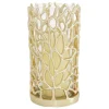 Gold Aluminum Coral Hurricane, 10 in.